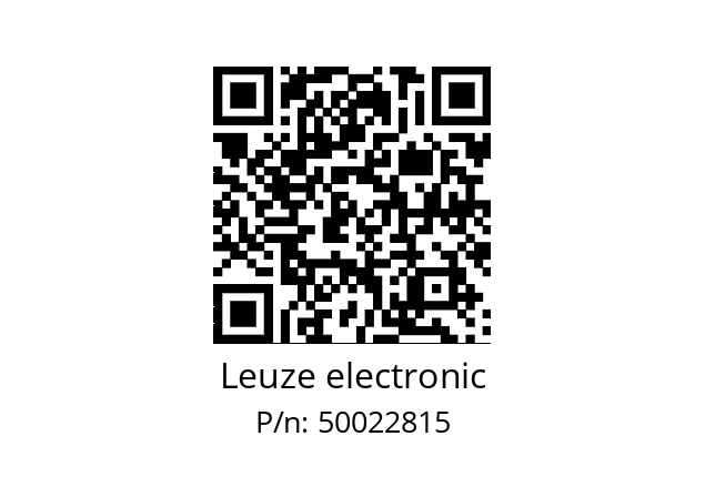   Leuze electronic 50022815