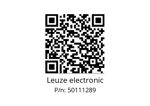   Leuze electronic 50111289