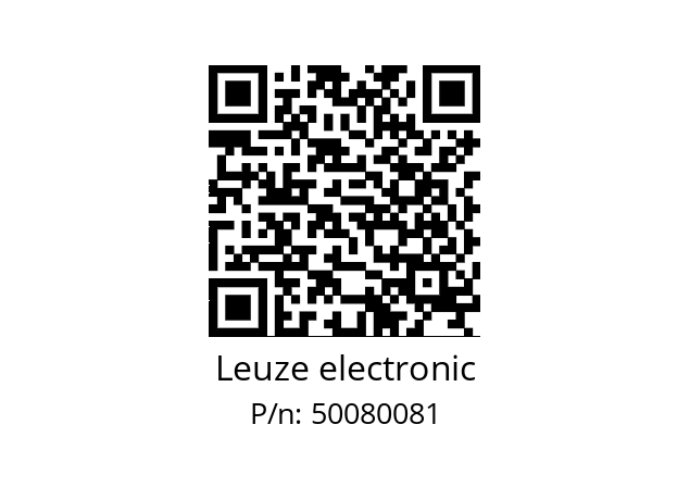   Leuze electronic 50080081