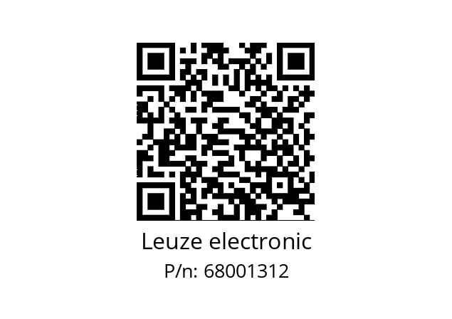   Leuze electronic 68001312