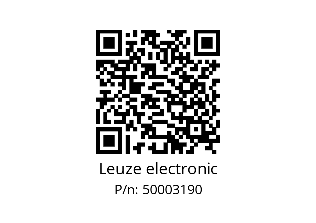   Leuze electronic 50003190