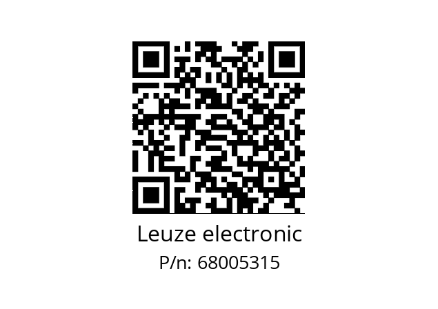   Leuze electronic 68005315