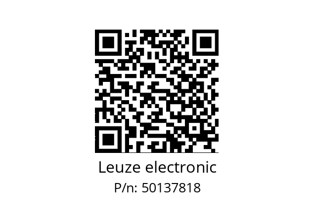   Leuze electronic 50137818