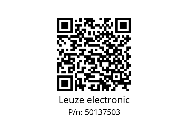   Leuze electronic 50137503