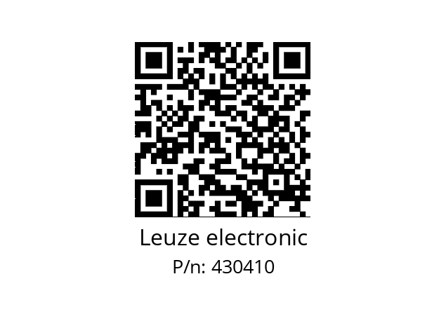   Leuze electronic 430410