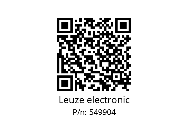   Leuze electronic 549904