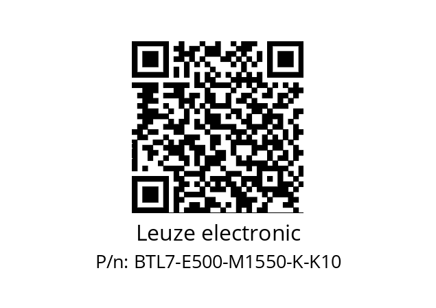   Leuze electronic BTL7-E500-M1550-K-K10