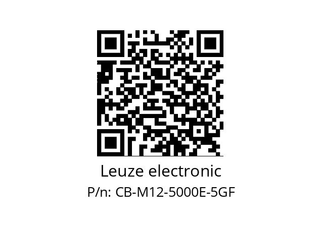   Leuze electronic CB-M12-5000E-5GF