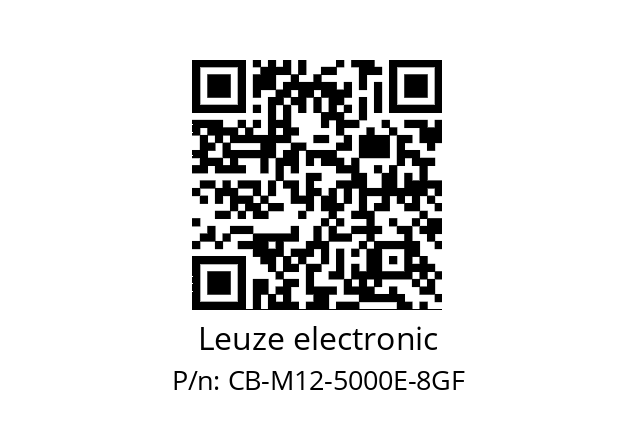   Leuze electronic CB-M12-5000E-8GF