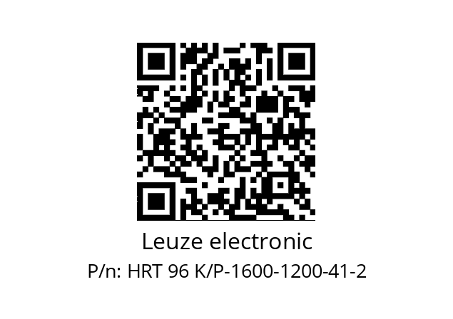   Leuze electronic HRT 96 K/P-1600-1200-41-2