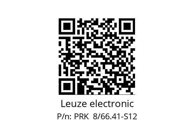   Leuze electronic PRK  8/66.41-S12