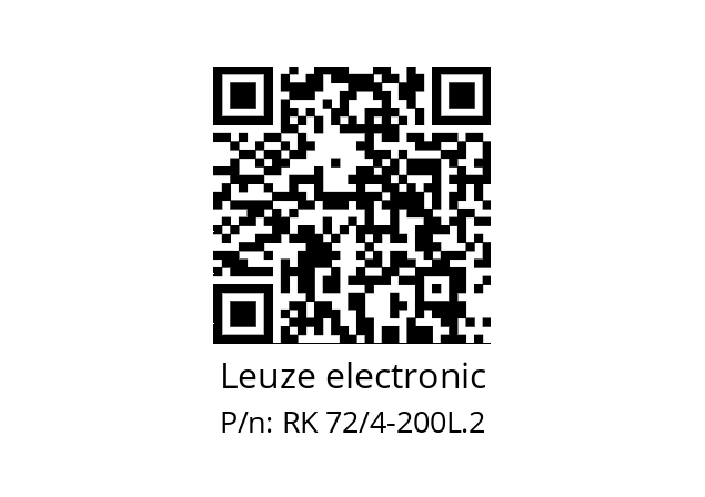   Leuze electronic RK 72/4-200L.2