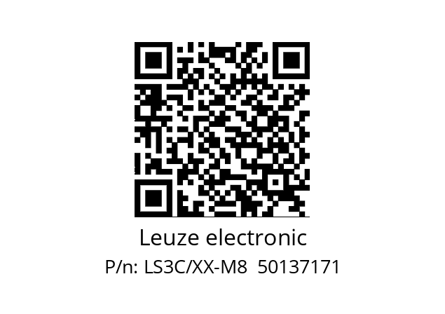   Leuze electronic LS3C/XX-M8  50137171