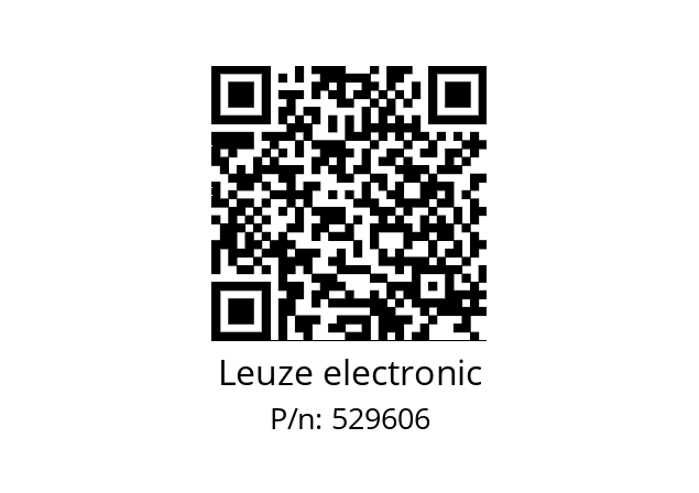   Leuze electronic 529606