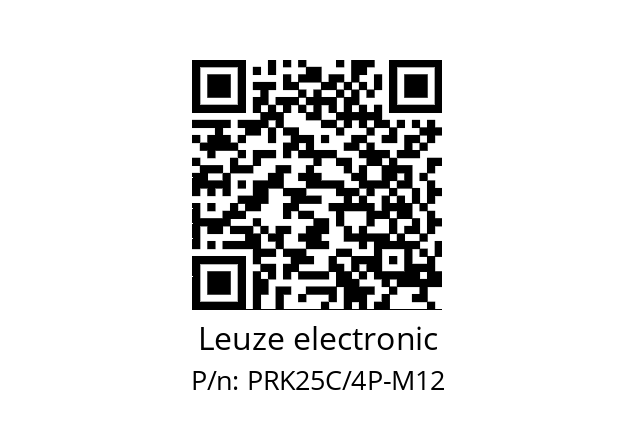   Leuze electronic PRK25C/4P-M12