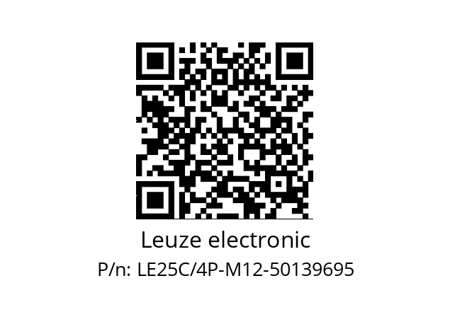   Leuze electronic LE25C/4P-M12-50139695