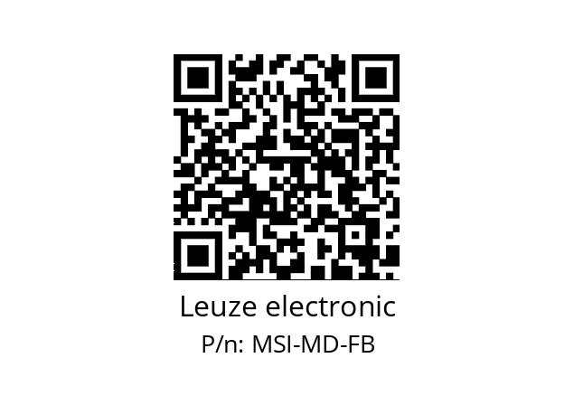  549992 Leuze electronic MSI-MD-FB