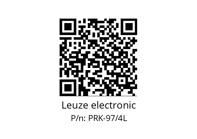   Leuze electronic PRK-97/4L