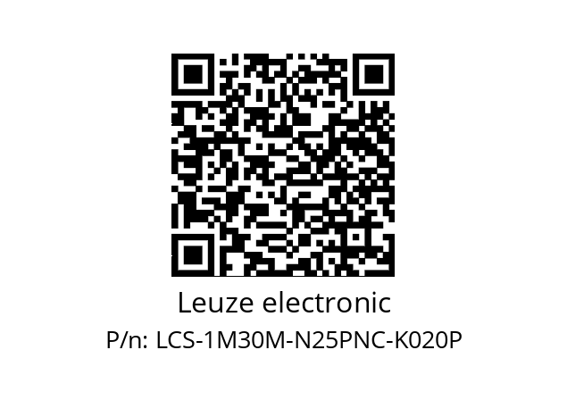  50135792 Leuze electronic LCS-1M30M-N25PNC-K020P