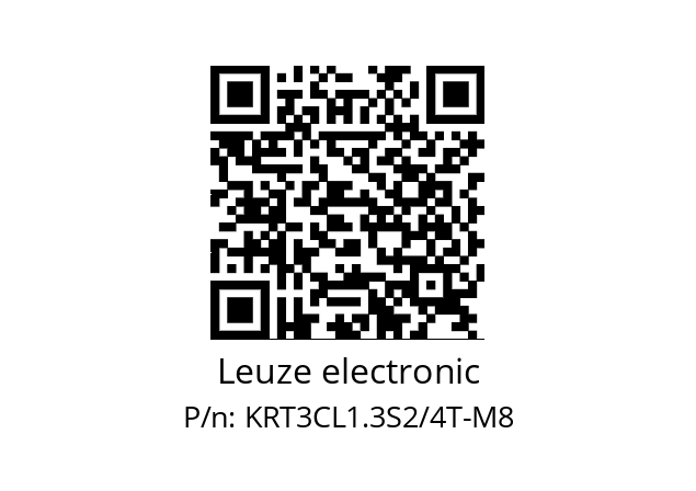   Leuze electronic KRT3CL1.3S2/4T-M8