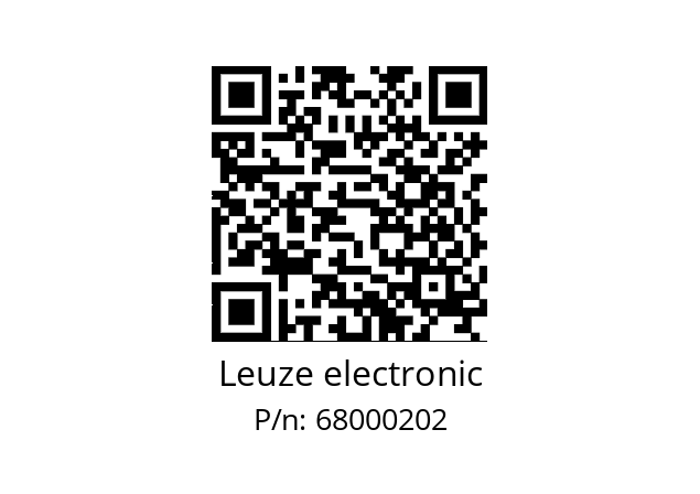   Leuze electronic 68000202