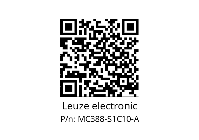   Leuze electronic MC388-S1C10-A