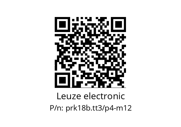   Leuze electronic prk18b.tt3/p4-m12