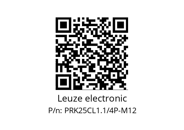   Leuze electronic PRK25CL1.1/4P-M12