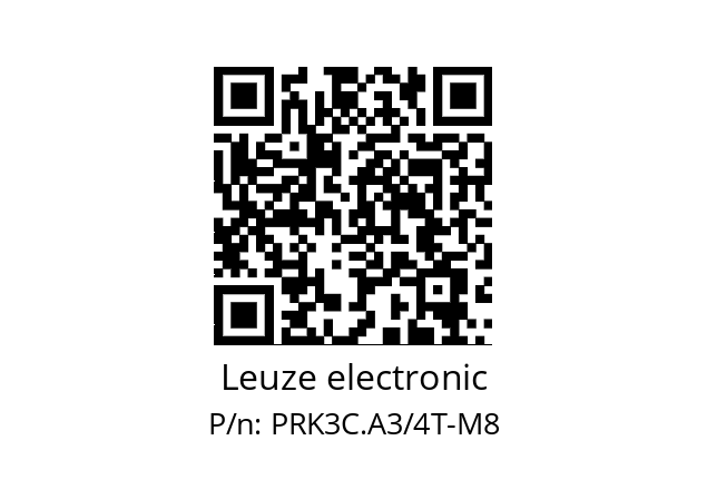   Leuze electronic PRK3C.A3/4T-M8