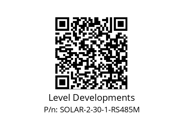   Level Developments SOLAR-2-30-1-RS485M