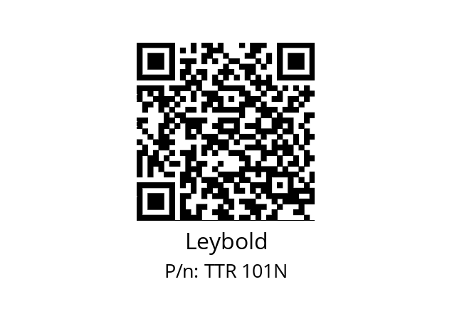   Leybold TTR 101N