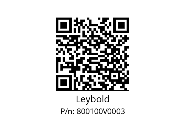   Leybold 800100V0003