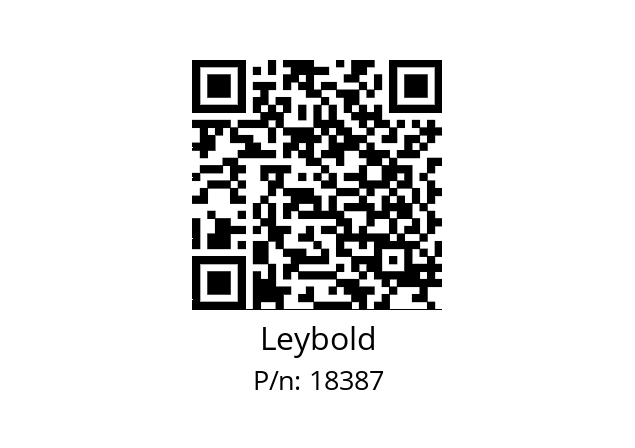   Leybold 18387