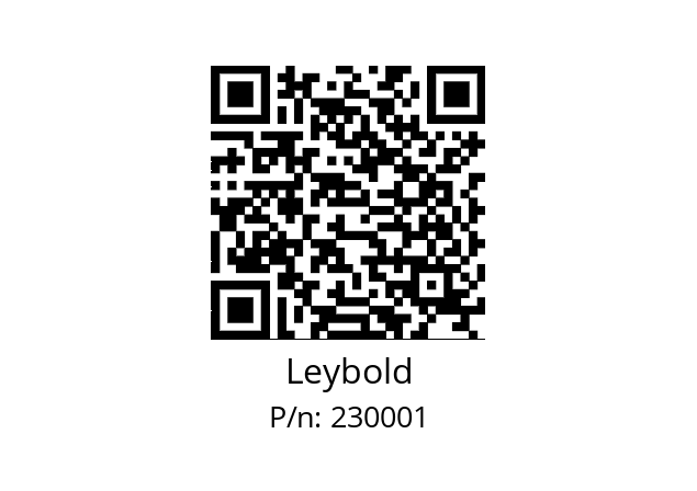   Leybold 230001