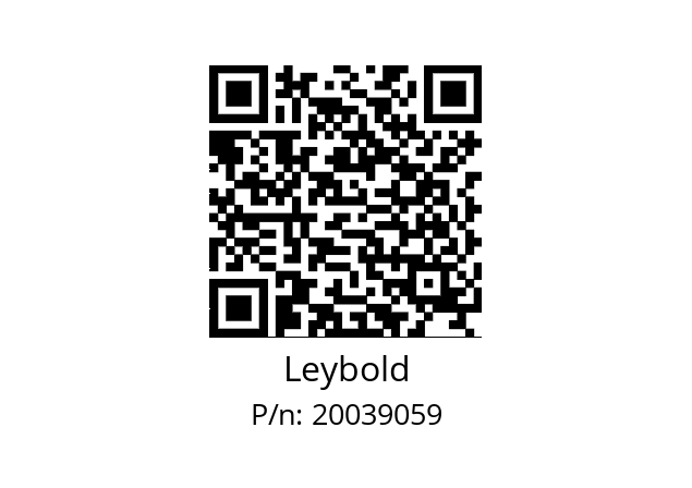   Leybold 20039059