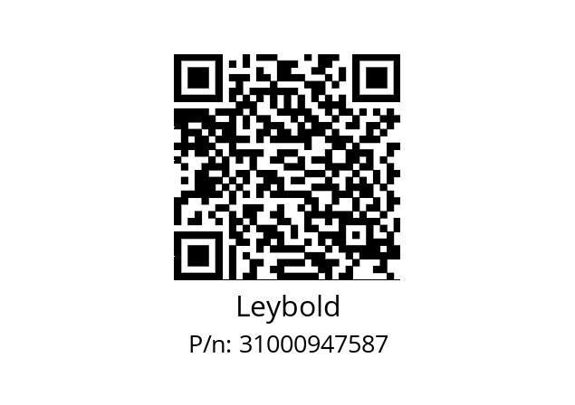   Leybold 31000947587