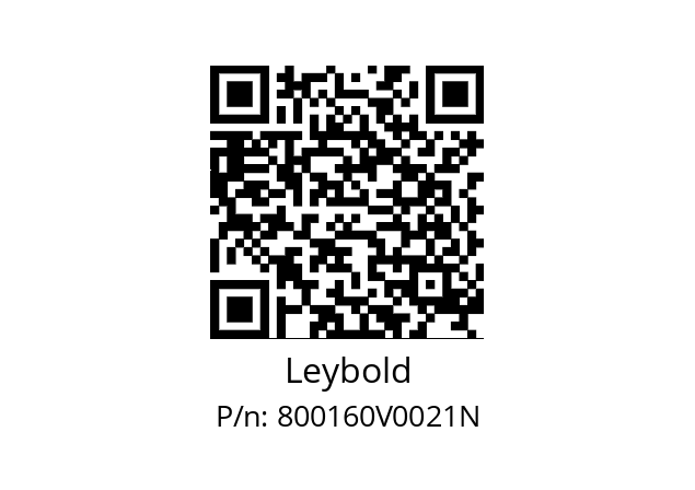   Leybold 800160V0021N