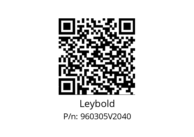   Leybold 960305V2040