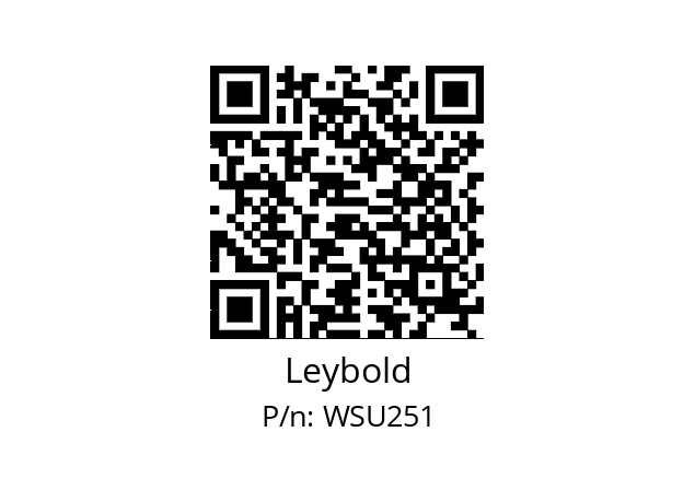   Leybold WSU251