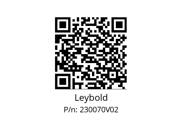   Leybold 230070V02