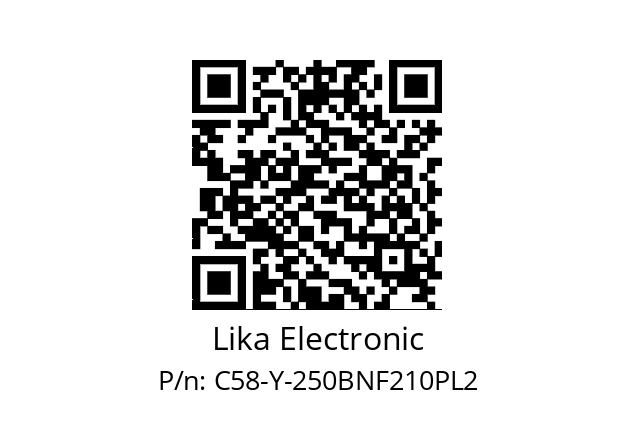   Lika Electronic C58-Y-250BNF210PL2