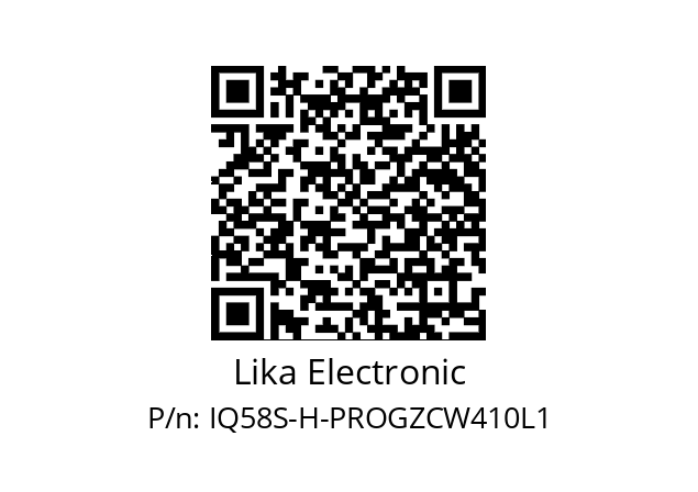   Lika Electronic IQ58S-H-PROGZCW410L1