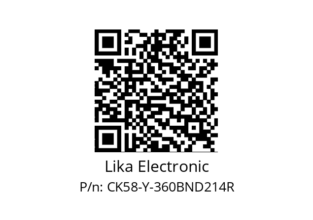   Lika Electronic CK58-Y-360BND214R