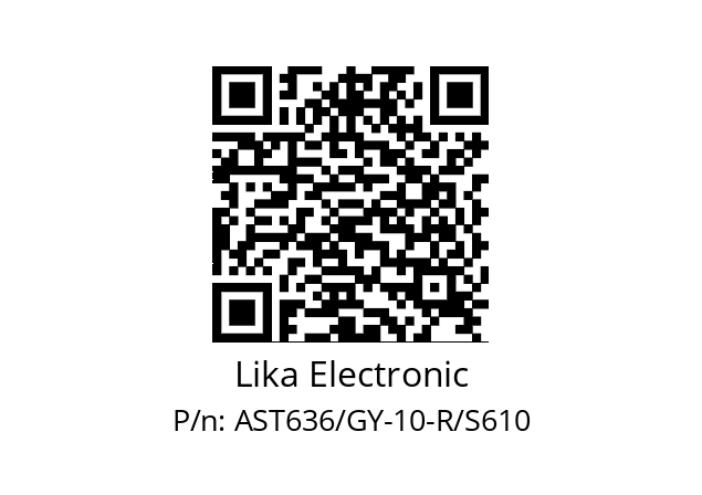   Lika Electronic AST636/GY-10-R/S610