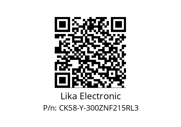   Lika Electronic CK58-Y-300ZNF215RL3