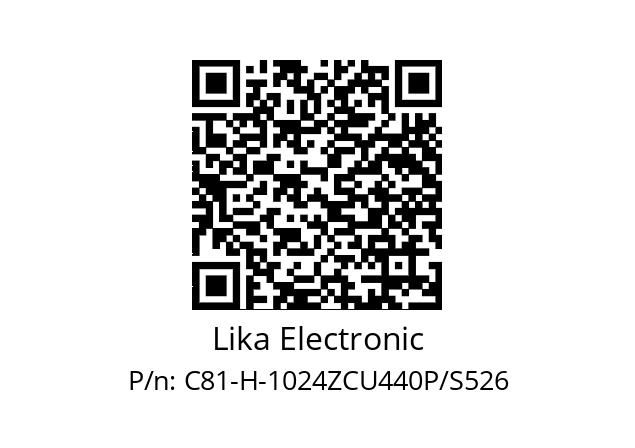   Lika Electronic C81-H-1024ZCU440P/S526