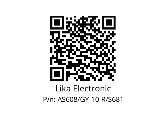   Lika Electronic AS608/GY-10-R/S681