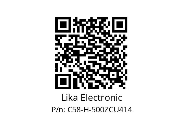   Lika Electronic C58-H-500ZCU414