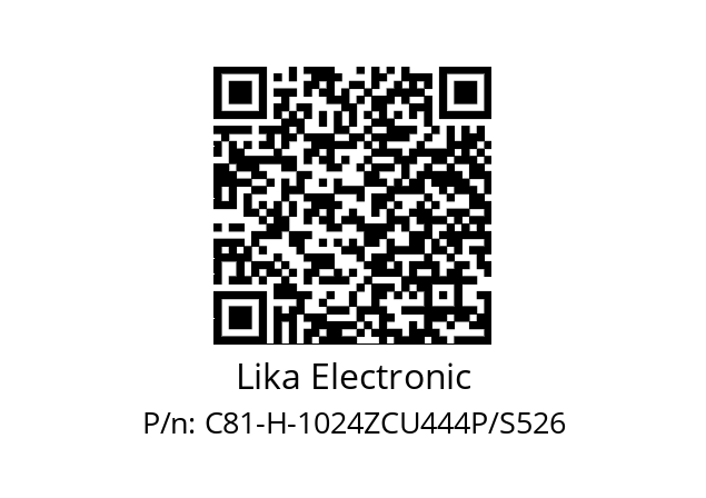   Lika Electronic C81-H-1024ZCU444P/S526