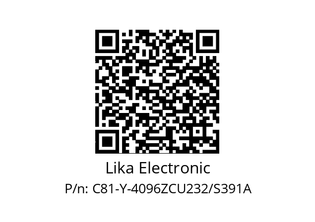   Lika Electronic C81-Y-4096ZCU232/S391A